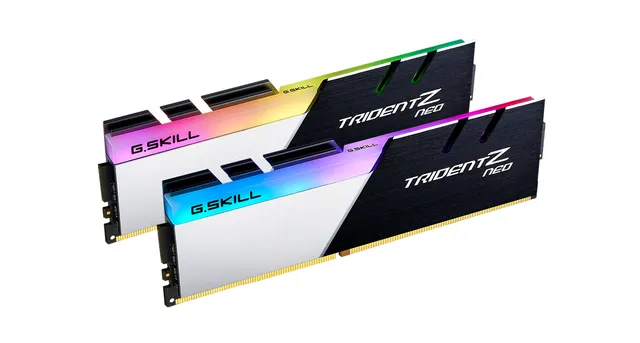 Trident Z Neo DDR4-3200 - 32GB - CL16 - Dual Channel (2 pcs) - AMD Optimized - Svart med RGB