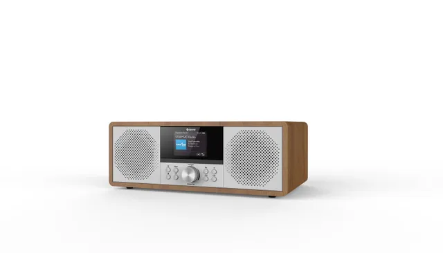 MIR-270DW - Mikrosystem - 2 x 10 Watt - mörkt trä