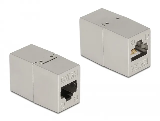 DeLOCK Kopplingsdon för nätverk - RJ-45 (hona) till RJ-45 (hona) - STP - CAT 6a