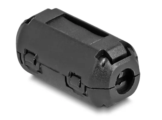DeLOCK Ferrit - för rundkabel upp till 3,5 mm - svart (paket om 2)