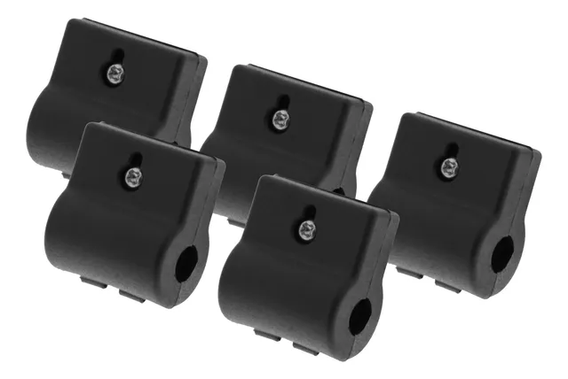 Mounting clips for modular adapter rings 5-pack black