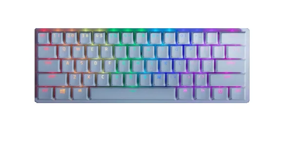 Huntsman Mini Linear - Mercury - US - Tangentbord - Engelska (US) - Vit