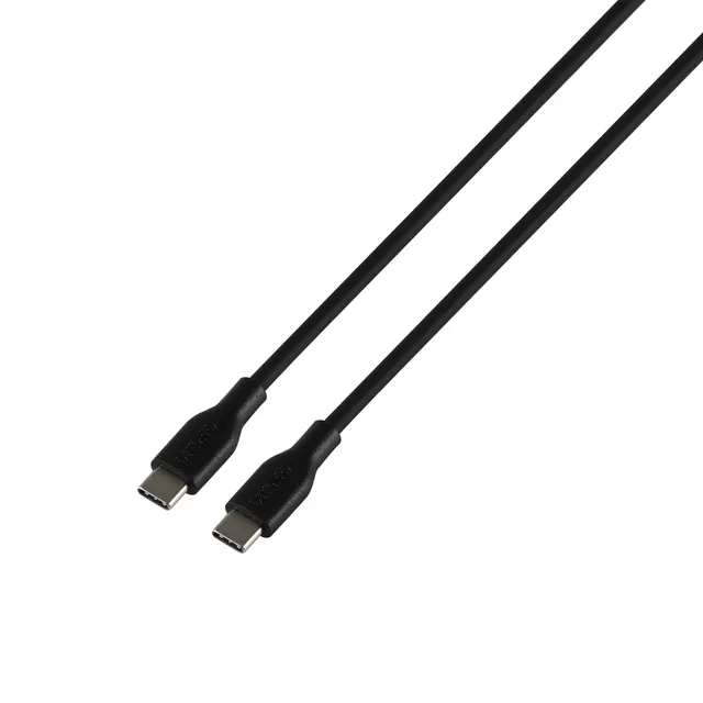USB-C Laddningskabel 60W Silikon - Svart - 1,5m