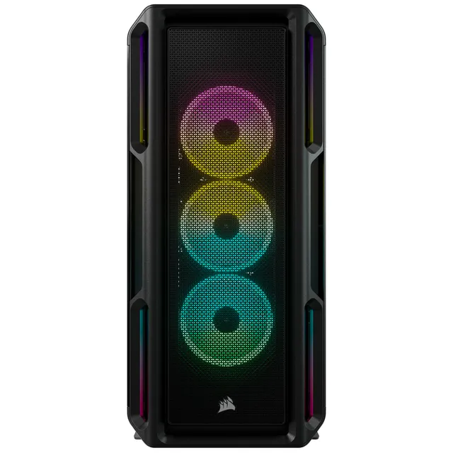iCUE 5000T RGB / Tempered Glass - Svart