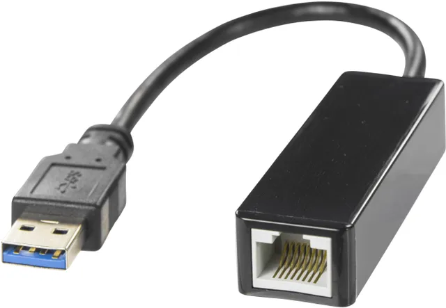 USB 3.0 nätverksadapter med internt flash-minne (USB3-GIGA5)