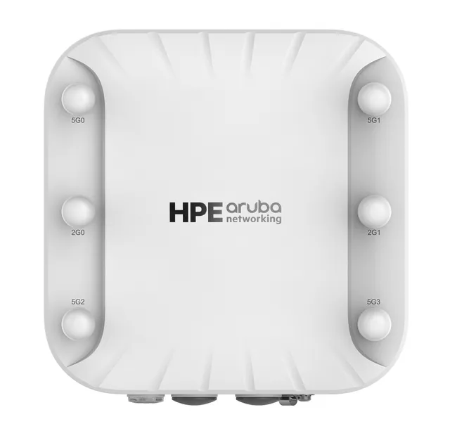 HPE Aruba AP-518 (RW) - Hardened - trådlös åtkomstpunkt - ZigBee, Bluetooth, Wi-Fi 6 - 2.4 GHz, 5 GHz