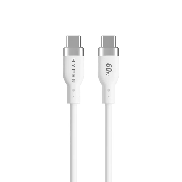 HyperJuice 60W Silicone USB-C to USB-C 1.5m Vit