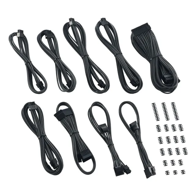 Classic ModMesh C-Series AXi, HXi & RM Cable Kit - Strömkabelsats - kol