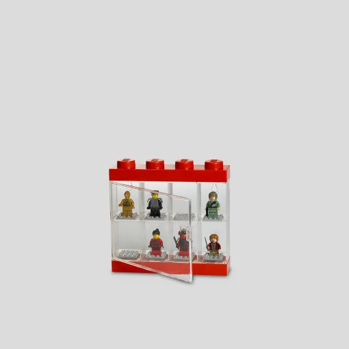 Minifigure displayfodral (8 fack)