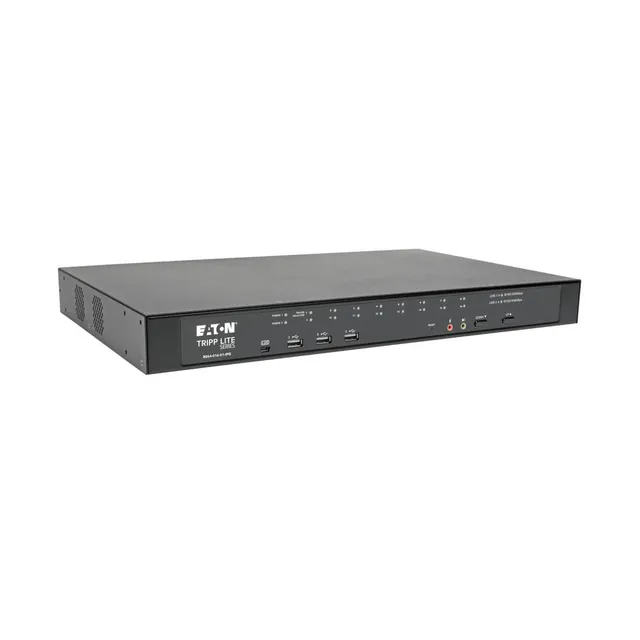 Eaton series 16-Port Cat5 KVM over IP Switch with Virtual Media - 1 Local & 1 Remote User 1U Rack-Mount TAA