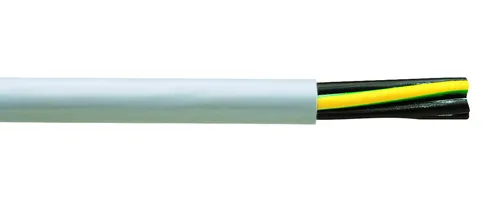 YSLY-JZ 07X0,5 GY, grå, koppar, PVC, 2000 V, 5–70 °C, -40–70 °C