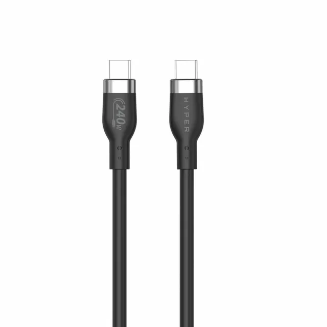 USB-C to USB-C 240W, 2m, Svart