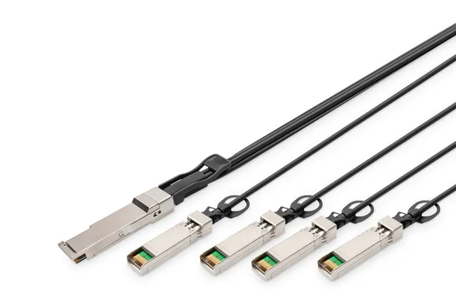 40GBase direct attach cable - 2 m - Svart - 2m