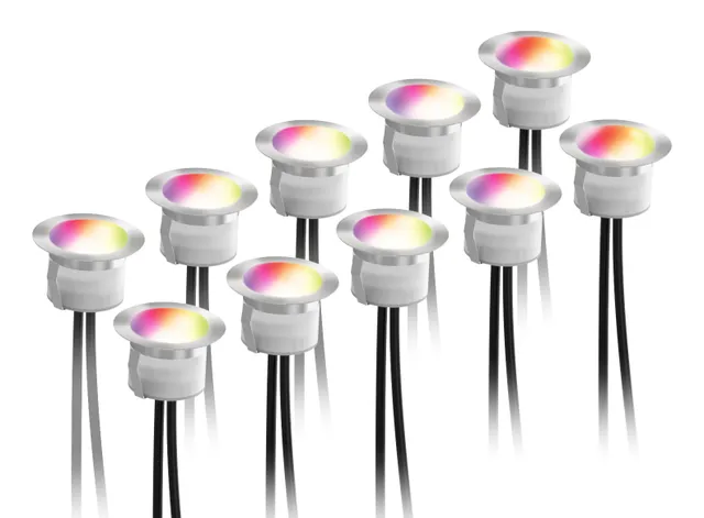 Smart Spotlights för Trall 10 Lampor RGB WiFi