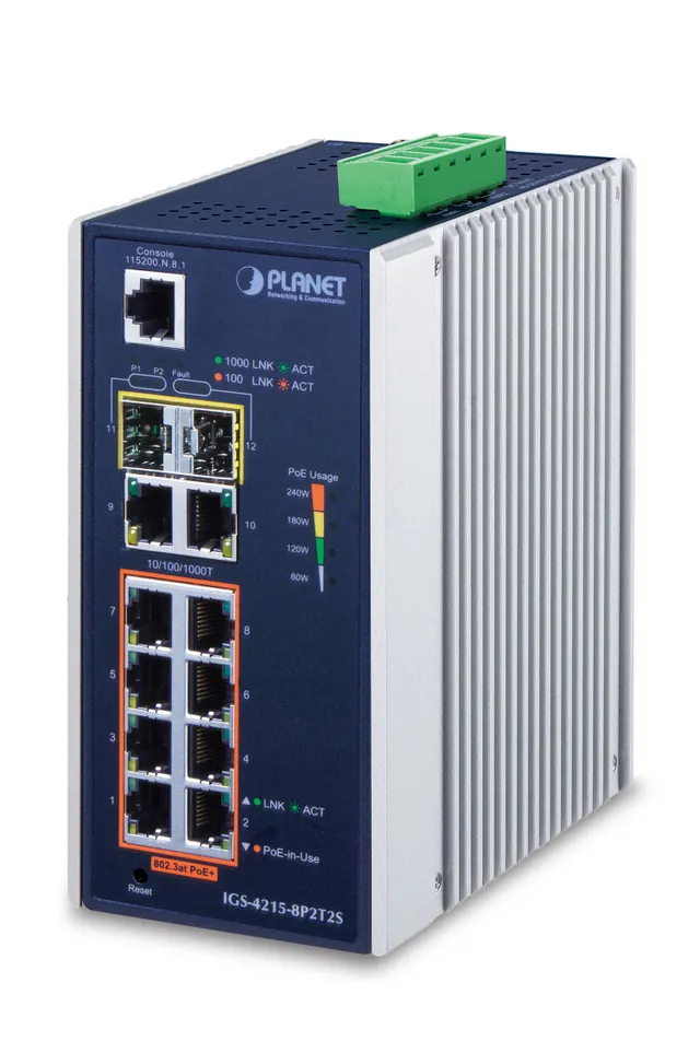 IGS-4215-8P2T2S - Switch - Administrerad -
