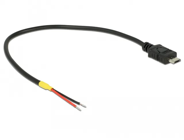 - Strömkabel - Mikro-USB typ B (endast strö