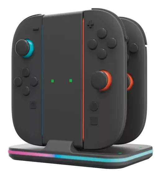 NA029116, Laddningssystem, Nintendo Switch 2, Svart, Blå, Grön, Röd, Joy-Con