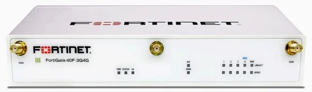FORTIWIFI 40F 5 X GE RJ45 PORTS FWF-40F-3G4G-E