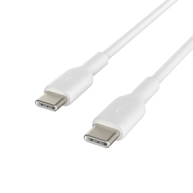 USB-kabel Belkin BoostCharge USB-C till USB-C, USB 2.0, 2 meter - Vit