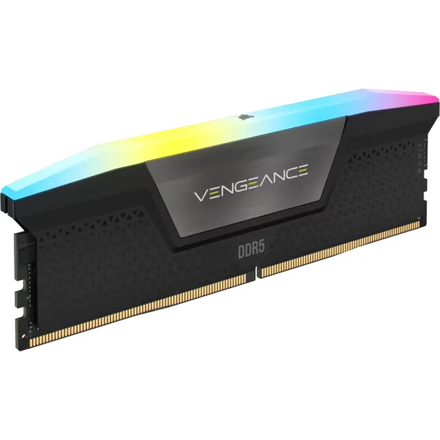 Vengeance RGB DDR5-5600 - 32GB - CL40 - Single Channel (1 pcs) - AMD EXPO & Intel XMP - Grå med RGB