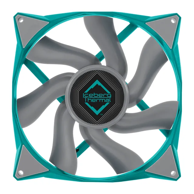 Fläkt 140 mm Iceberg Thermal IceGALE Xtra - Turkos
