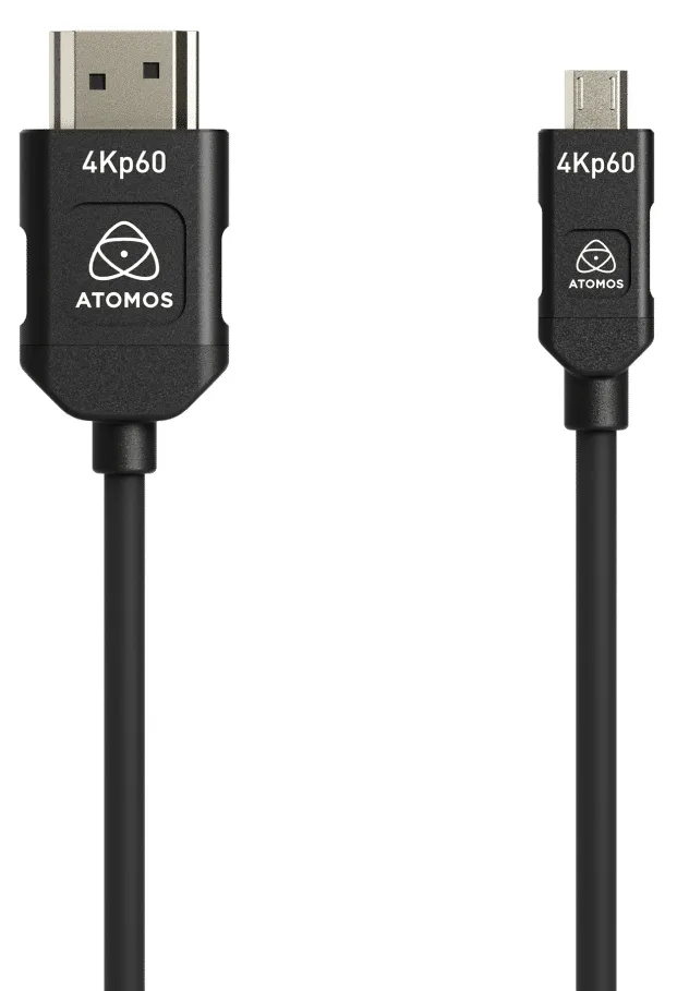 4K60P HDMI Silicon Cable - Micro HDMI to Full-HDMI 45cm