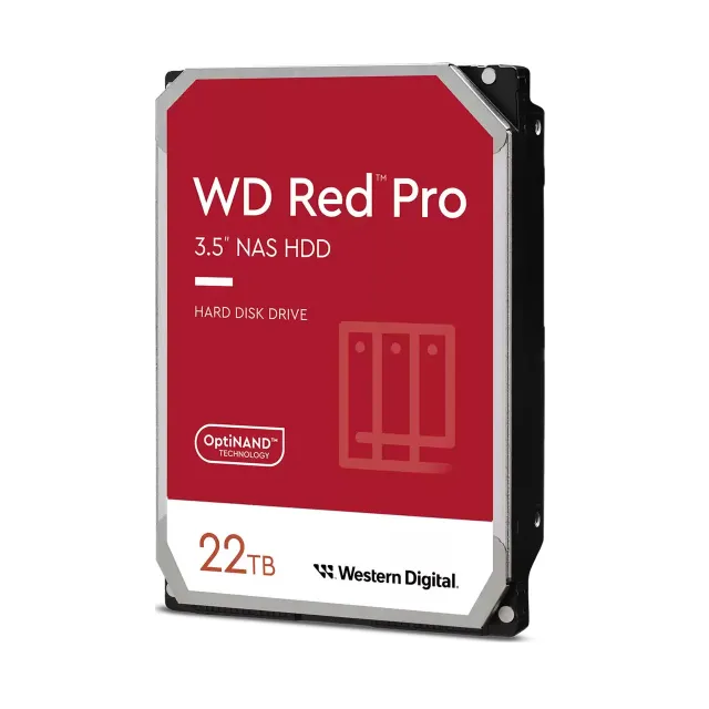 Red Pro WD221KFGX - Hårddisk - 22 TB - inbyggd