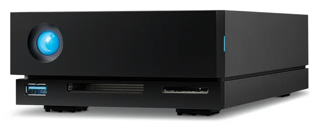 LaCie 1big Dock STHS24000800 - Hårddiskarray - 24 TB - 1 fack (SATA-600) - HDD 24 TB x 1 - USB 3.0, Thunderbolt 3 (extern) - med 5 års återställningss