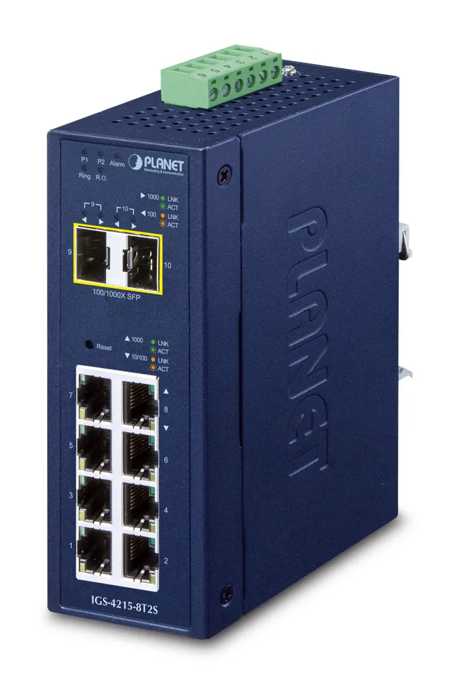 IGS-4215-8T2S - Switch - Administrerad - 8