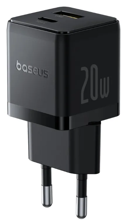 Palm 20W USB-C USB-A Wall Charger - Black