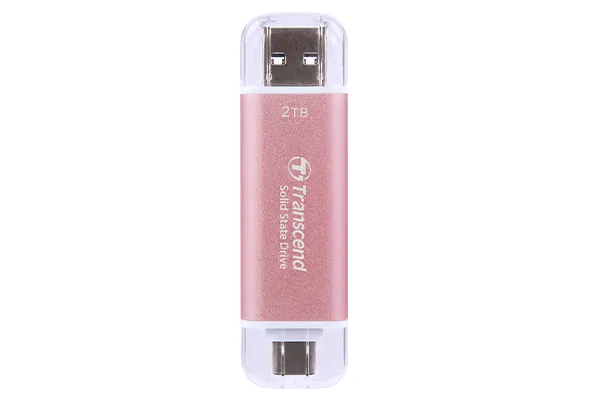ESD310 SSD - 2TB - Rosa - Extern SSD - USB 3.2 Gen 2x1