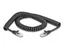 - Nätverkskabel - RJ-45 (hane) till RJ-45 (hane) - 2 m - 5 mm - CAT 5e - formpressad, hakfri, spiral - svart