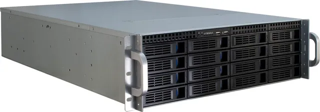 IPC 3U-3416 - Chassi - Server (Rack) - Svart