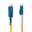 - Patch-kabel - LC/UPC enkelläge (hane) till SC/UPC enkelläge (hane) - 5 m - fiberoptisk - simplex - 9 / 125 mikrometer - G.652D - halogenfri