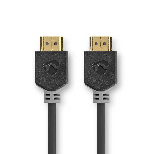 Ultra High Speed ​​HDMI ™ kabel | HDMI™ Kontakt | HDMI™ Kontakt | 8K@60Hz | 48 Gbps | 3.00 m | Rund | 6.7 mm | Antracit | Låda