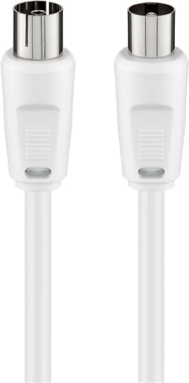 Antennkabel (80 dB), dubbelskärmad koaxial-plugg > koaxial-plugg (helt skärmad), 5 m