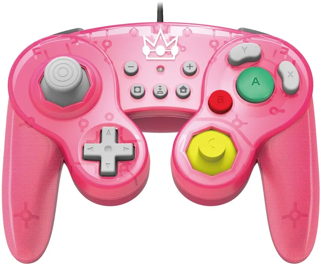 Battle Pad (Peach) - Wired Controller - Nintendo Switch