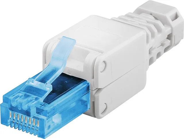 Verktygsfri RJ45-kontakt Cat. 6a