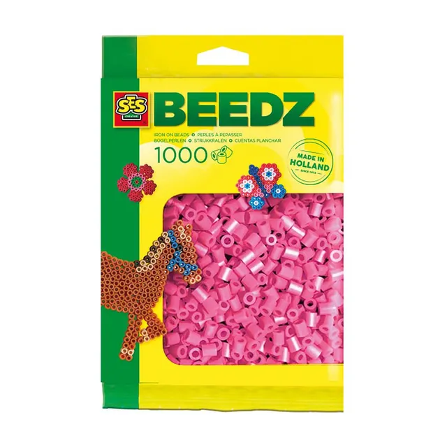 Iron-on Beads - Pink 1000pcs.