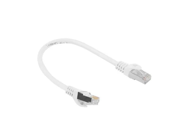 0.25 Meter Cat6 FTP Nätverkskabel Vit