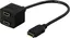 Adapter HDMI ho till 2xHDMI ho Svart