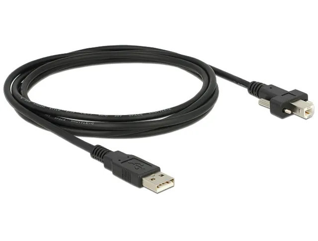 - USB-kabel - USB typ B (hane) till USB (ha