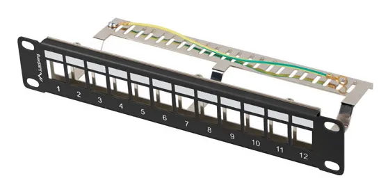 - patch panel (blank) - 12 port FTP - 1U
