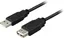USB 2.0 kabel A-A ha-ho 0,5m Svart