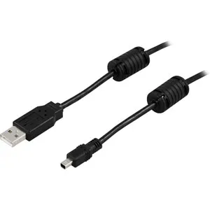 USB 2.0-kabel för digitalkamera, Sony/Olympus/Epson/Casio/HP/Kodak/Minolta, 2 meter