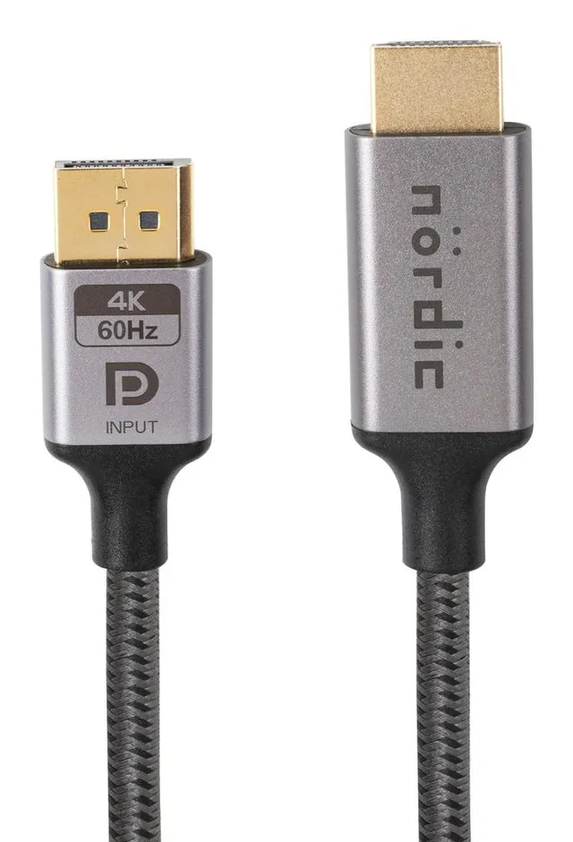 1m Displayport till HDMI 4K60Hz Dynamic HDR 18Gbps