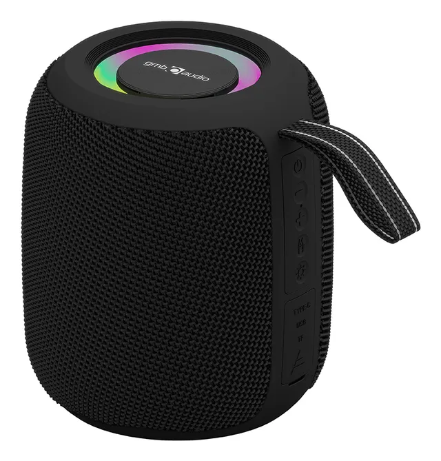 GMB Audio SPK-BT-LED-05 - Högtalare - för bärbar användning - trådlös - Bluetooth - 8 watt - svart