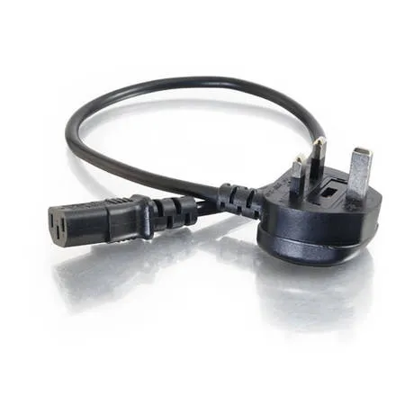 Universal Power Cord - Strömkabel - BS 1363 (hane) till power IEC 60320 C13 - 3 m - formpressad - svart