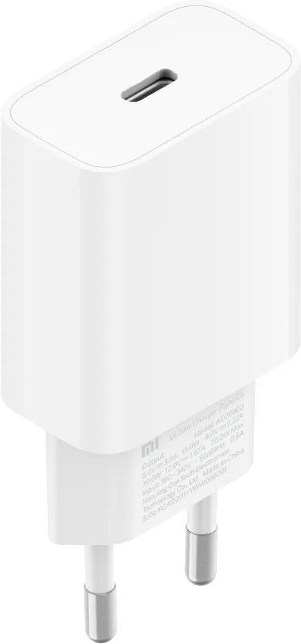 Mi 20W Charger (USB-C) - Vit Väggladdare