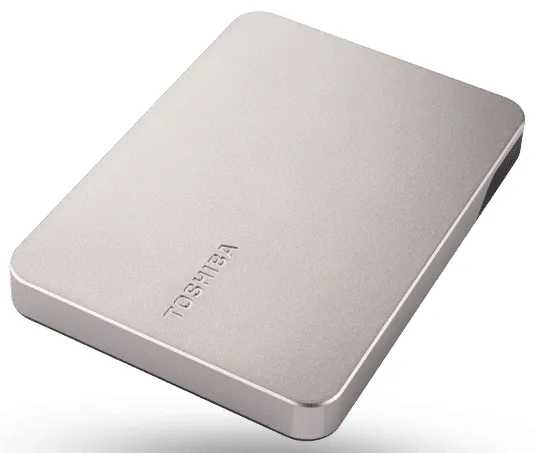 2 TB Toshiba Canvio Flex, 2.5", USB 3.2 - Silver